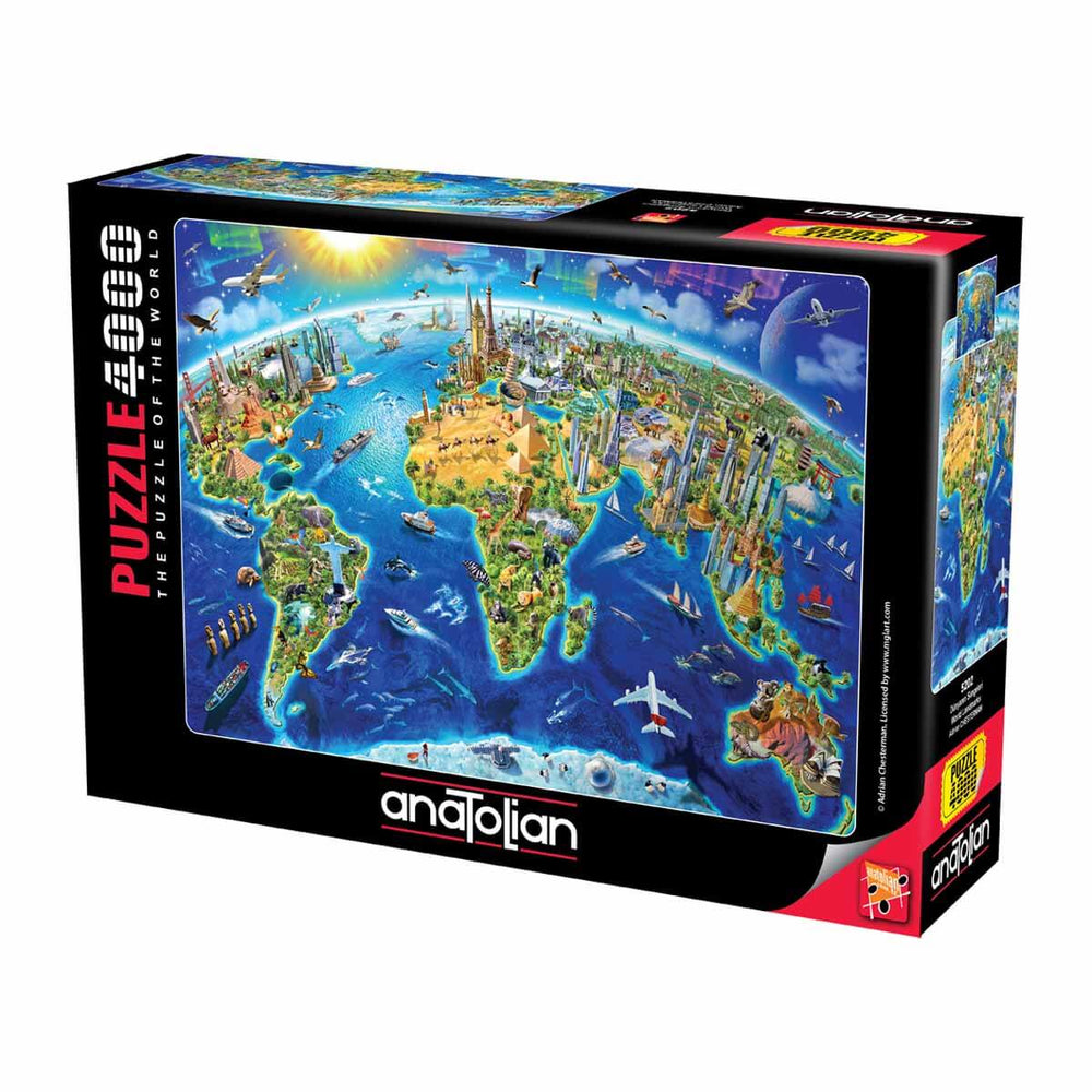 Anatolian Puzzle Dünyanın Simgeleri 4000 Parça