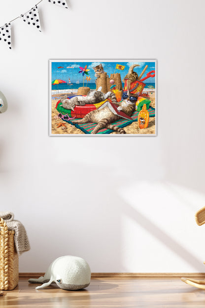 Anatolian Puzzle Kedilerin Plaj Keyfi 260 Parça