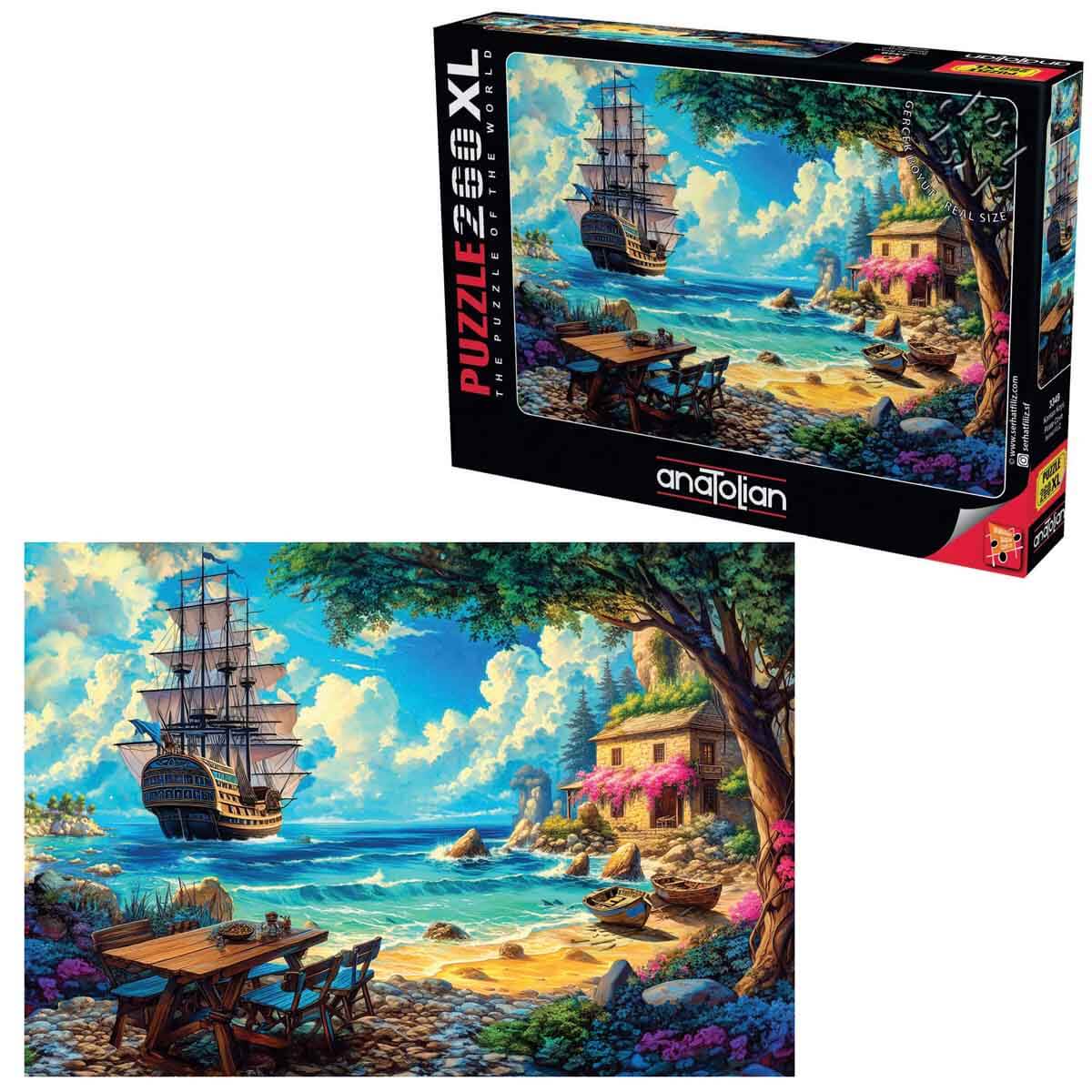 Anatolian Puzzle Korsan Koyu 260 Parça