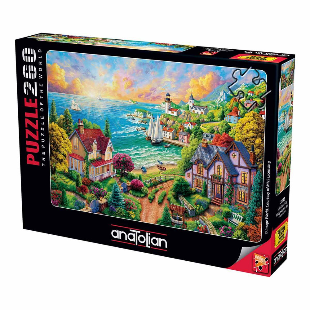 Anatolian Puzzle Sahildeki Köy 260 Parça