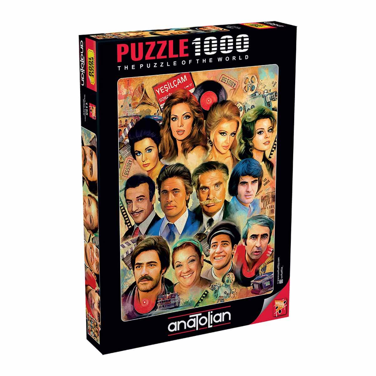 Anatolian Puzzle Yeşilçam Yıldızları 1000 Parça