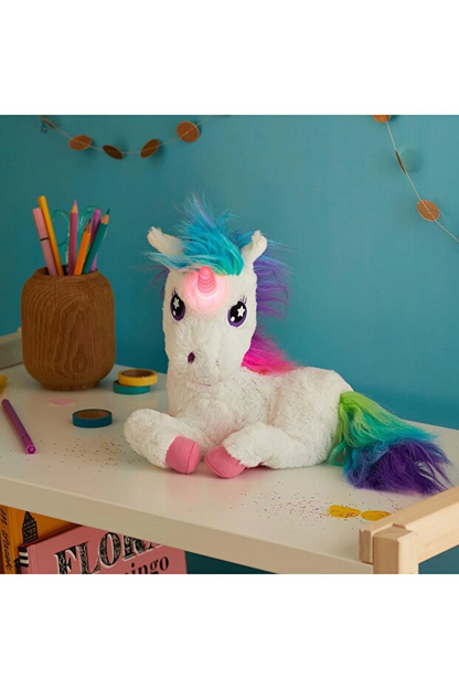 Animagic Gökkuşağı Unicorn Parlayan Peluş
