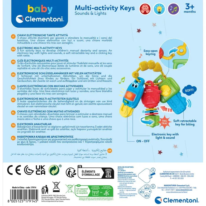 Baby Clementoni Elektronik Anahtarlar