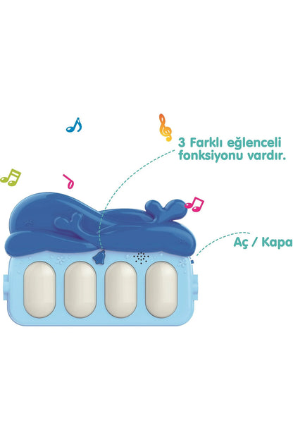 Babycim Pianolu Balina Oyun Halısı
