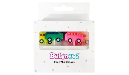 Balonevi Araba Mum 5li
