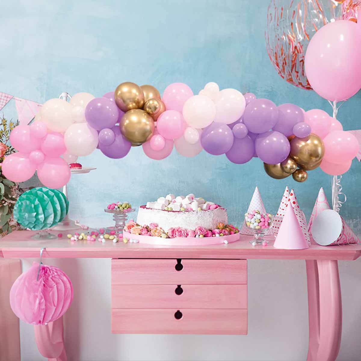 Balonevi Dekorasyon Seti 70li Pembe