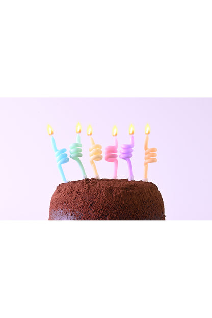 Balonevi Makaron Happy Birthday Mum 6lı