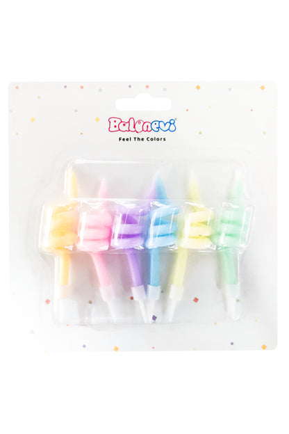 Balonevi Makaron Happy Birthday Mum 6lı