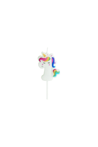 Balonevi Mum 1 Rakamlı- Unicorn