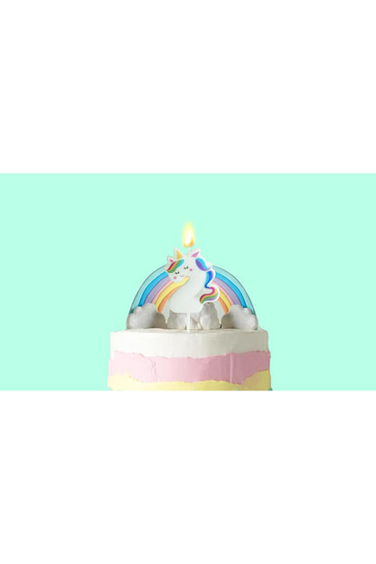 Balonevi Mum 2 Rakamlı- Unicorn