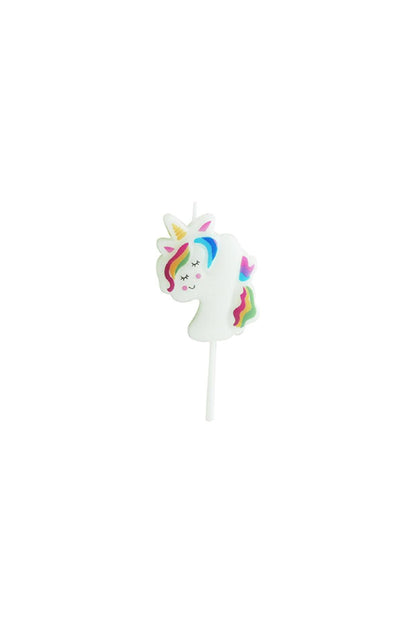 Balonevi Mum 4 Rakamlı- Unicorn