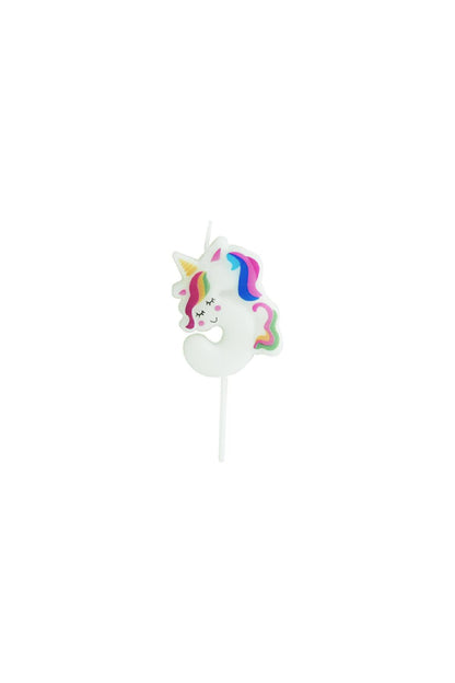 Balonevi Mum 5 Rakamlı- Unicorn