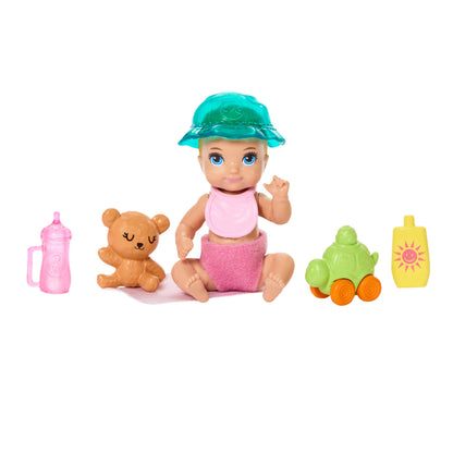 Barbie Bebek Bakıcısı Skipper Bebek Arabalı Set