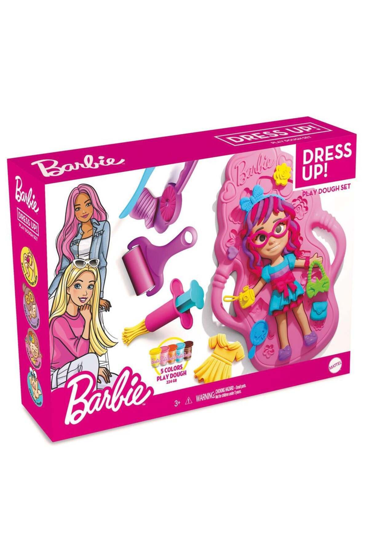 Barbie Bebek Giydirme Oyun Hamuru Seti