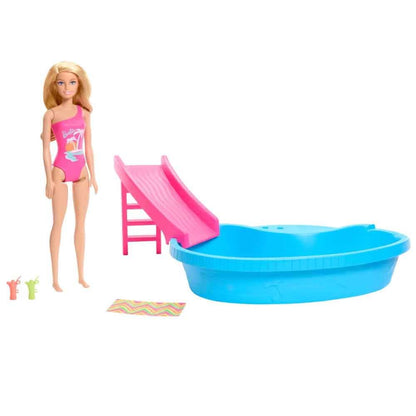 Barbie Bebek ve Havuz Oyun Seti