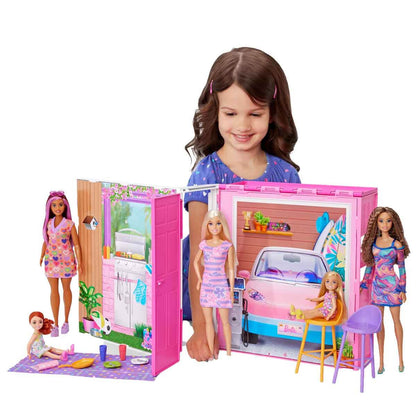 Barbie Bebek ve Portatif Tatil Evi