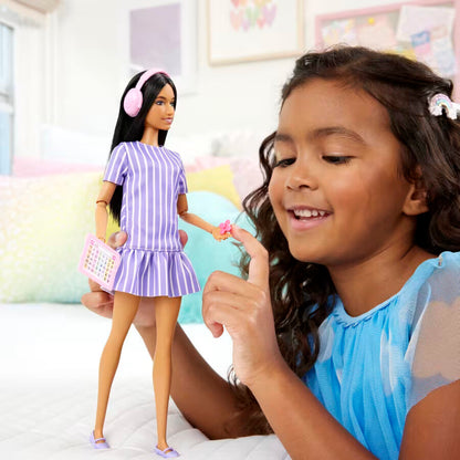 Barbie Büyüleyici Parti Bebek Fashionistas Mor