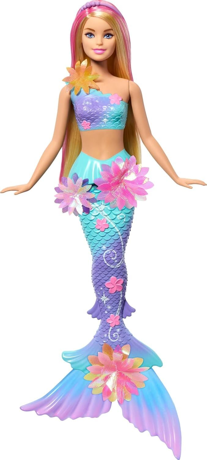 Barbie Büyülü Çiçekler Deniz Kızı Bebeği