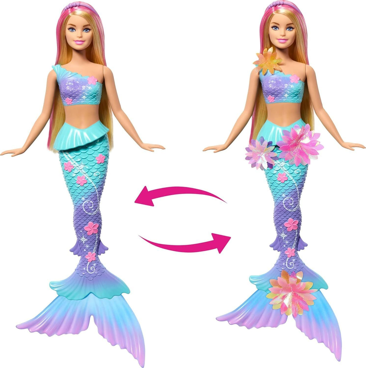 Barbie Büyülü Çiçekler Deniz Kızı Bebeği