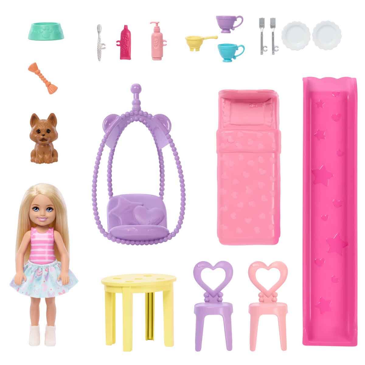 Barbie Chelsea Açılır Bebek Evi Oyun Seti