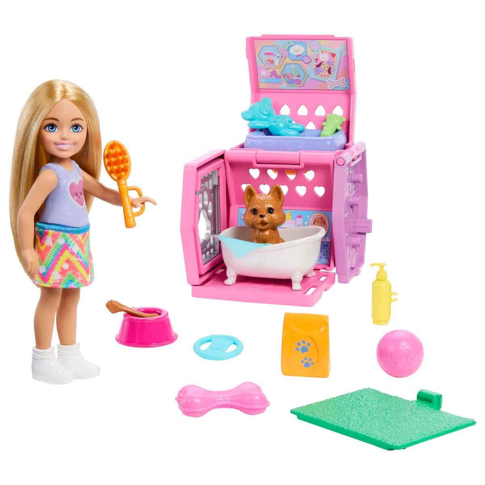 Barbie Chelsea Köpekçiğin Taşıma Çantası Oyun Seti