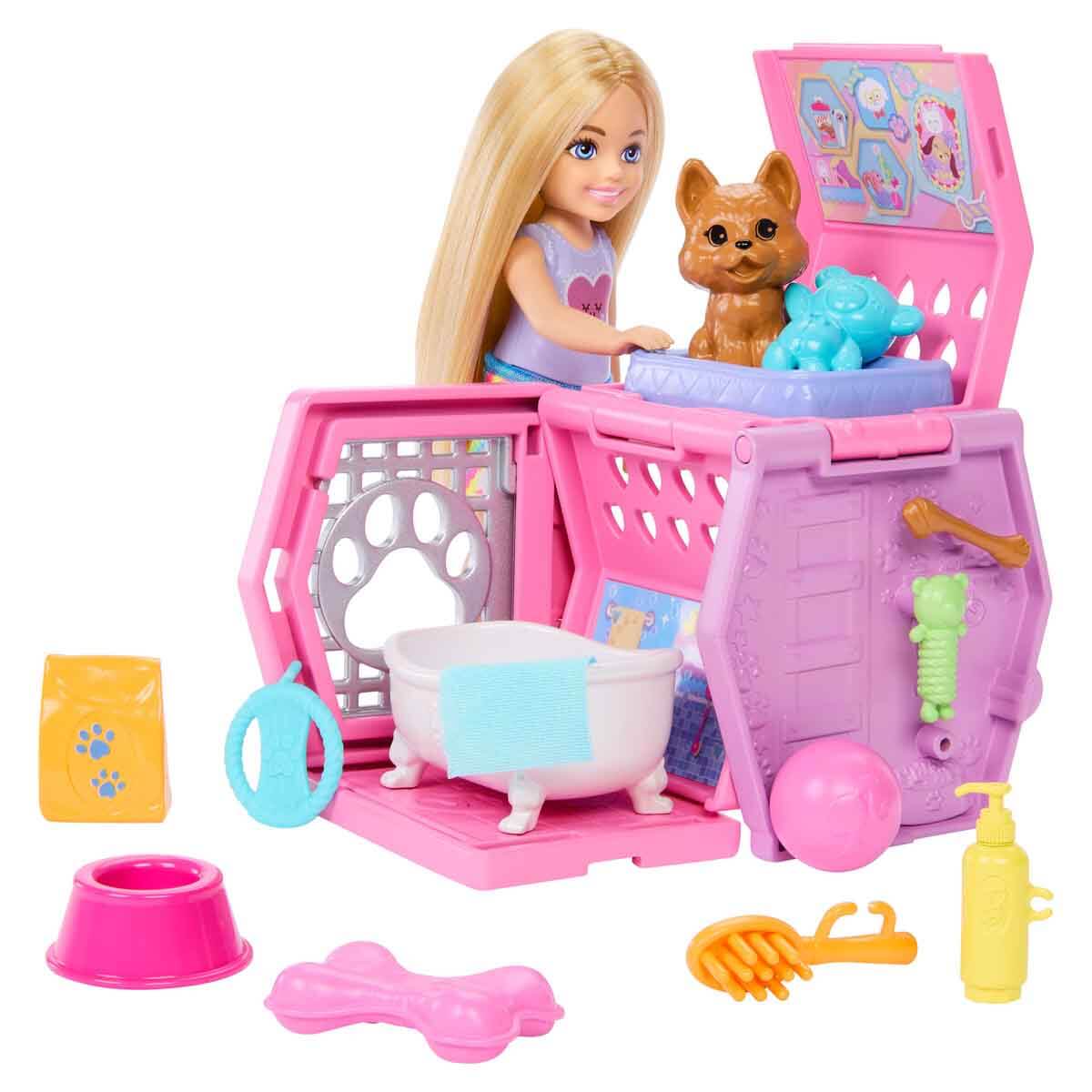 Barbie Chelsea Köpekçiğin Taşıma Çantası Oyun Seti