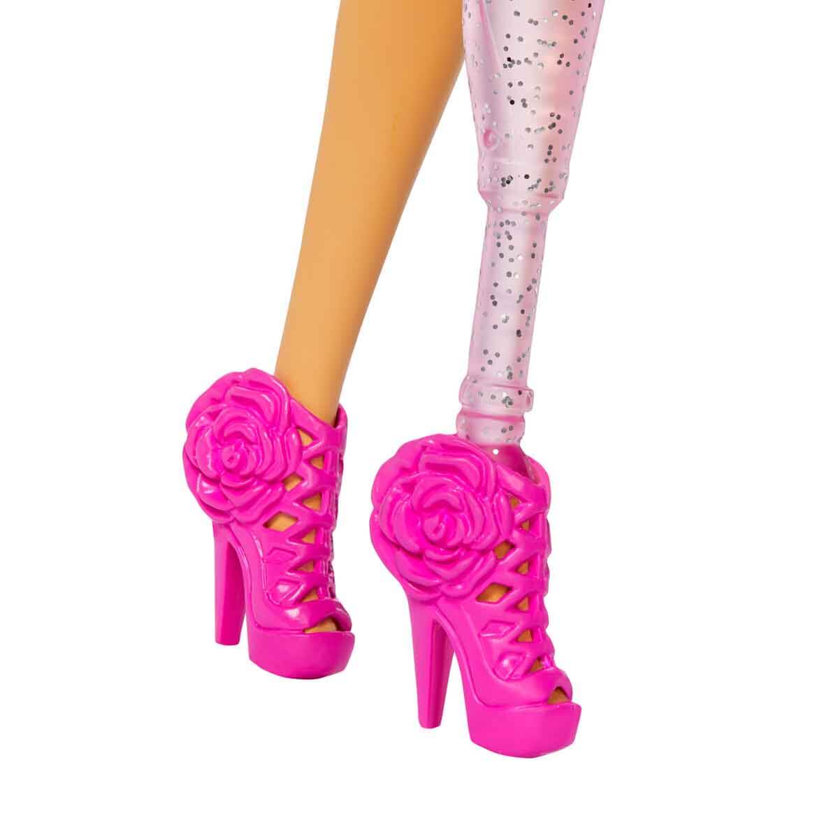 Barbie Deluxe Style Işıltılı Protez Bacaklı Bebek