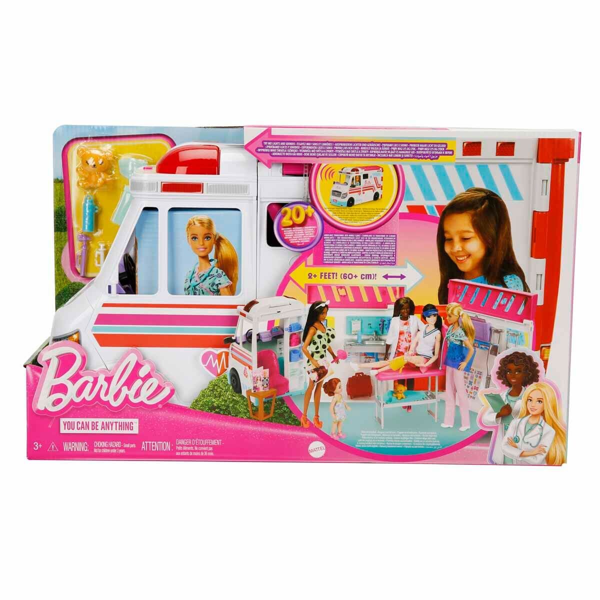 Barbie Dönüşen Ambulans ve Klinik Oyun Seti
