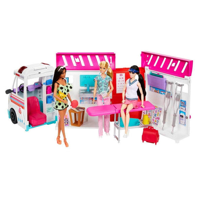 Barbie Dönüşen Ambulans ve Klinik Oyun Seti