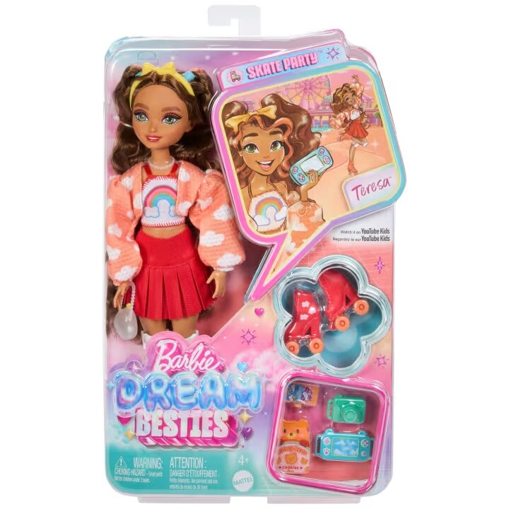 Barbie Dream Besties Paten Partisi Teresa Bebek ve