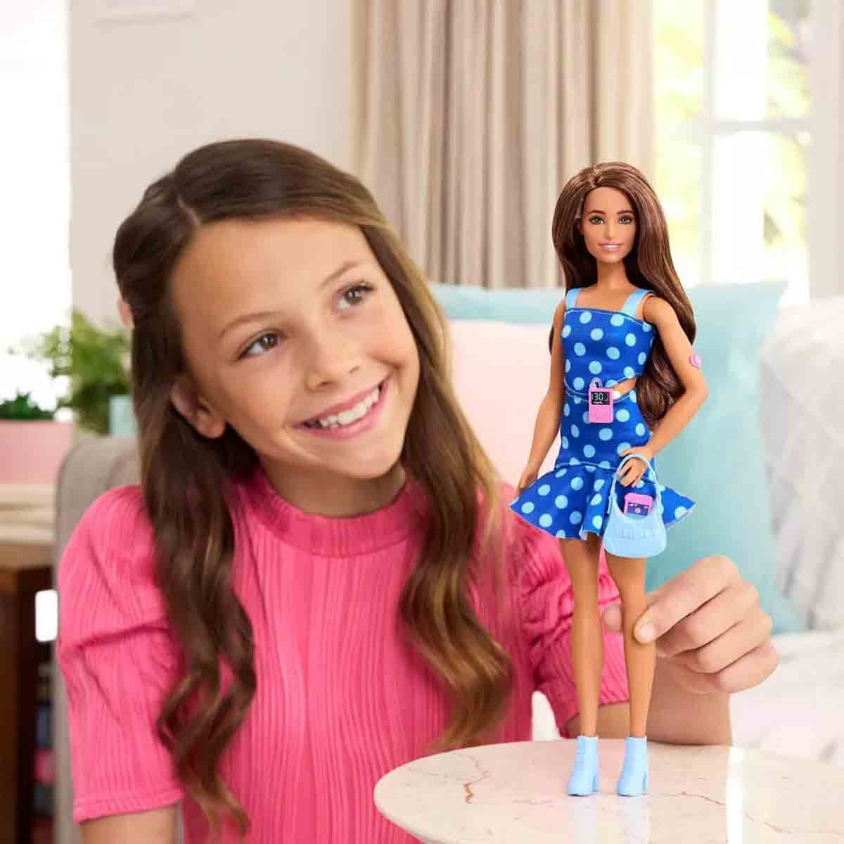 Barbie Fashionista Blue Polka Dot