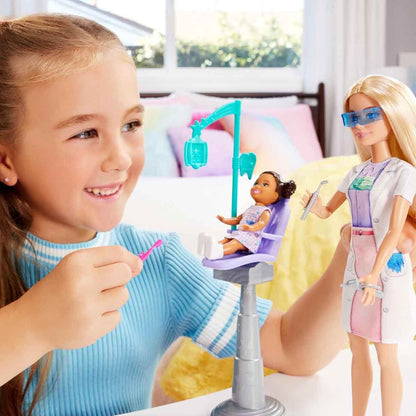 Barbie Kariyer Oyun Setleri Diş Hekimi Bebek