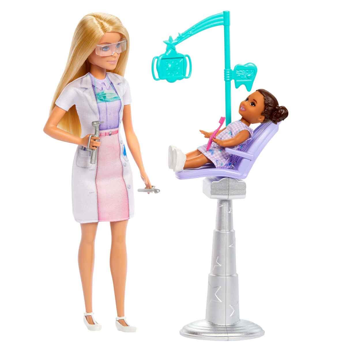 Barbie Kariyer Oyun Setleri Diş Hekimi Bebek