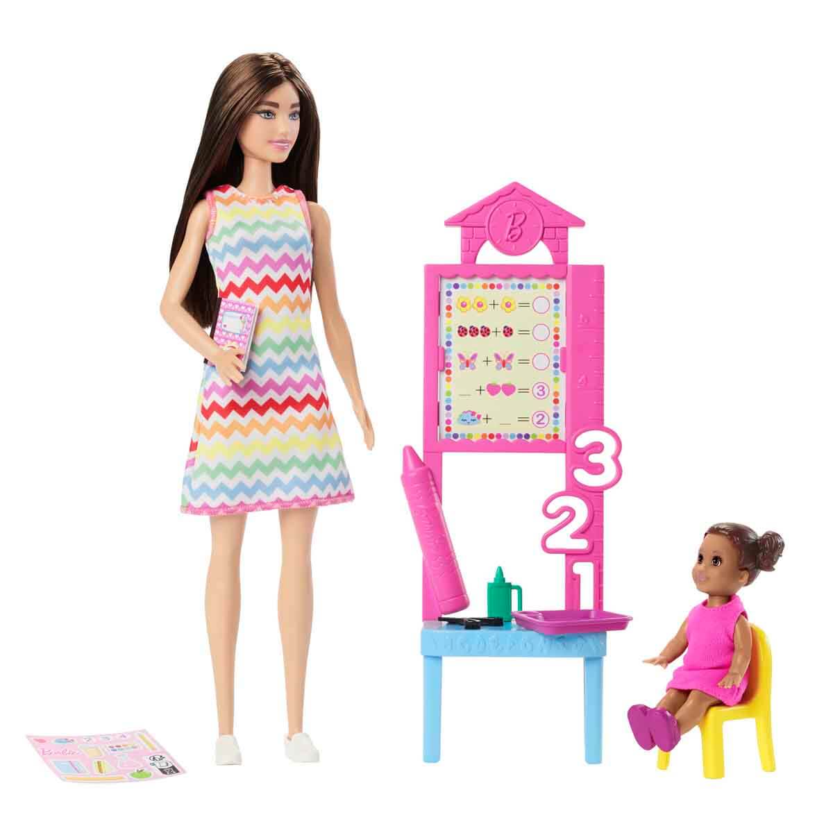 Barbie Kariyer Oyun Setleri Öğretmen Bebek