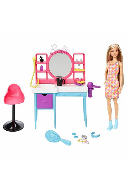 Barbie Muhteşem Kuaför Oyun Seti