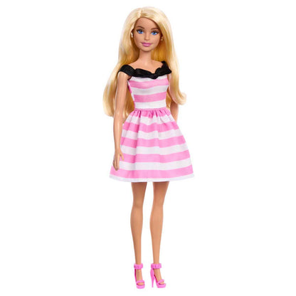Barbie Pembe Elbiseli Bebek 65.Yıl Özel
