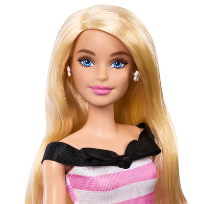 Barbie Pembe Elbiseli Bebek 65.Yıl Özel