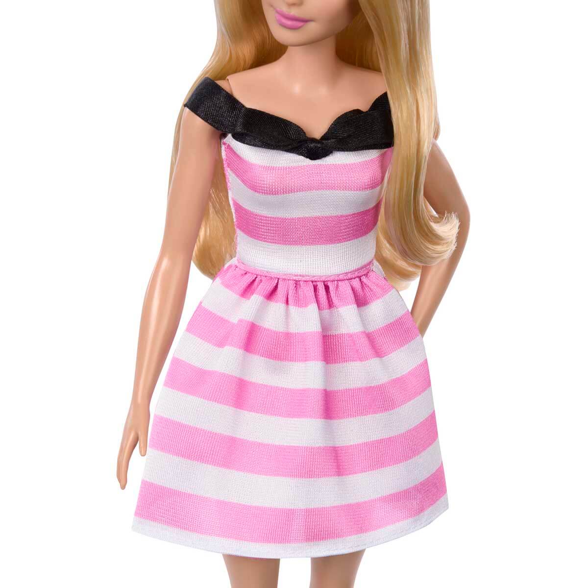 Barbie Pembe Elbiseli Bebek 65.Yıl Özel