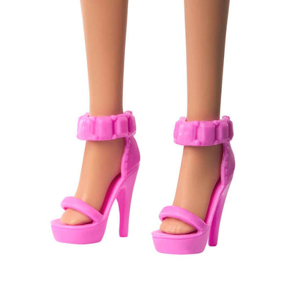 Barbie Pembe Elbiseli Bebek 65.Yıl Özel