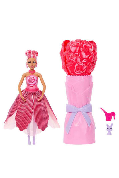 Barbie Petal Pop Bebek Kırmızı Gül