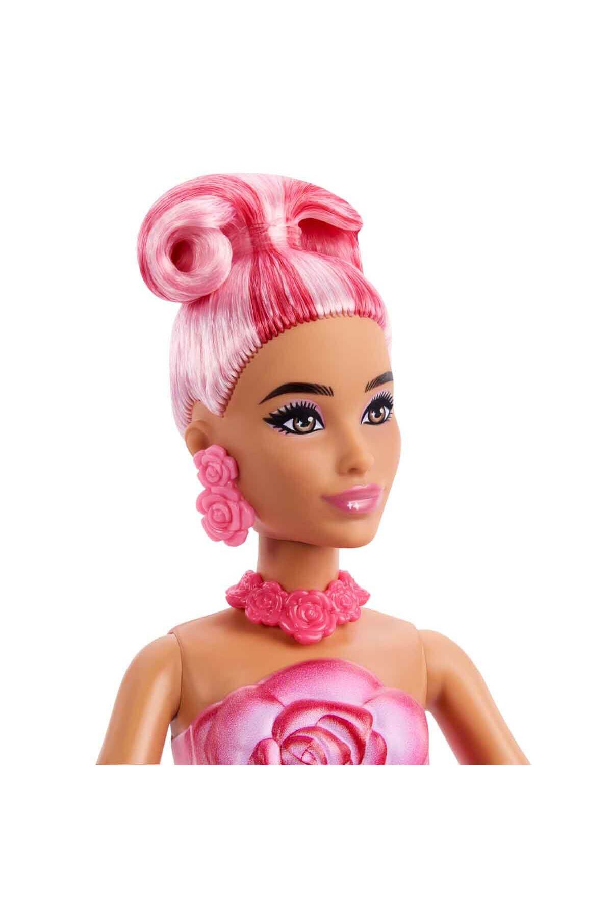 Barbie Petal Pop Bebek Kırmızı Gül