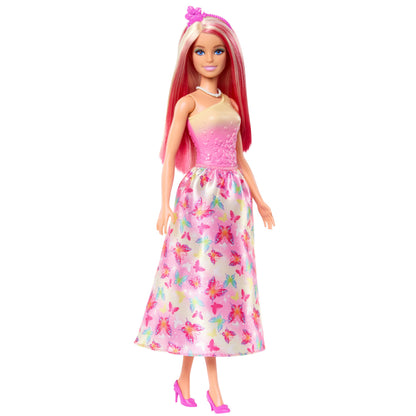 Barbie Prenses Bebekler Pembe Saçlı