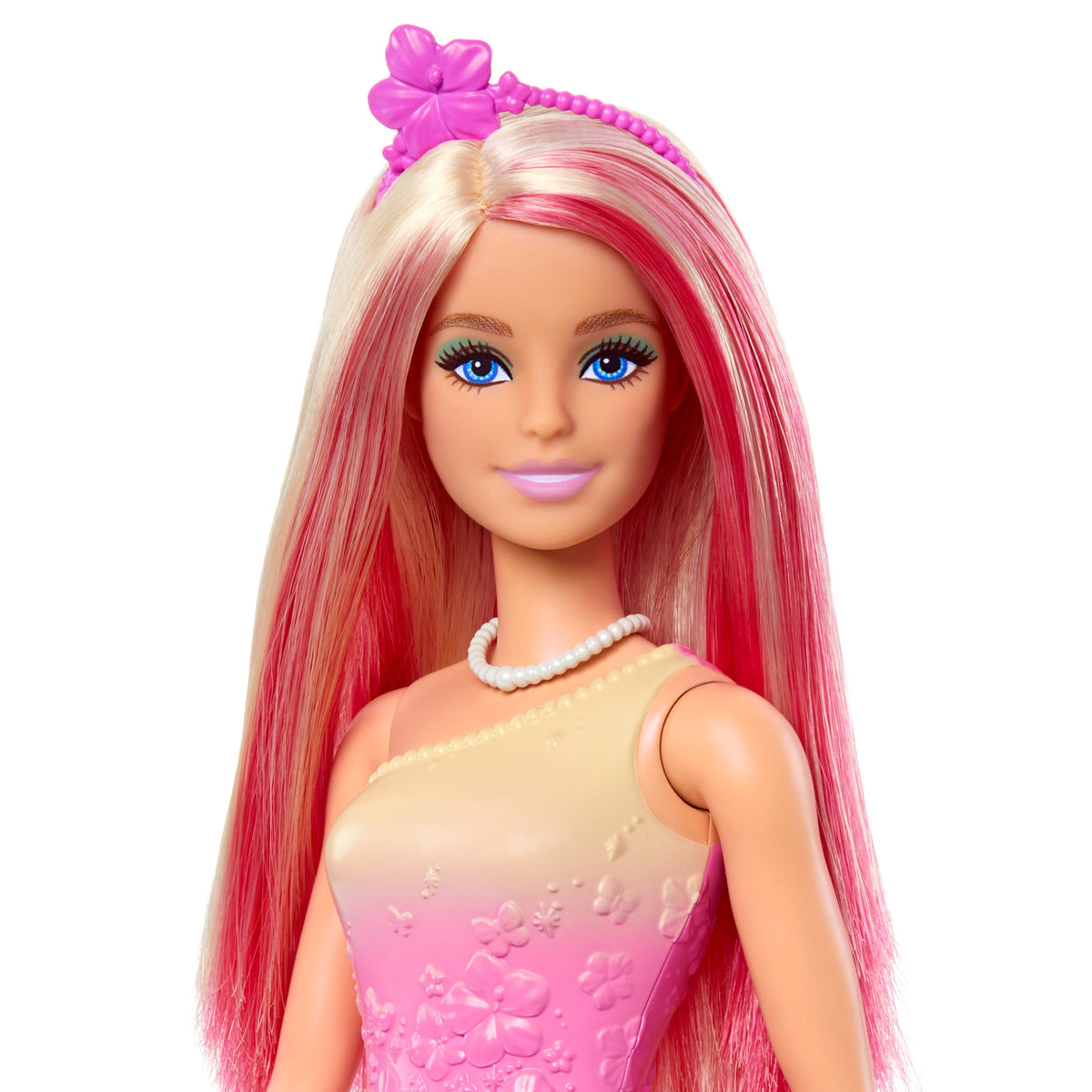Barbie Prenses Bebekler Pembe Saçlı