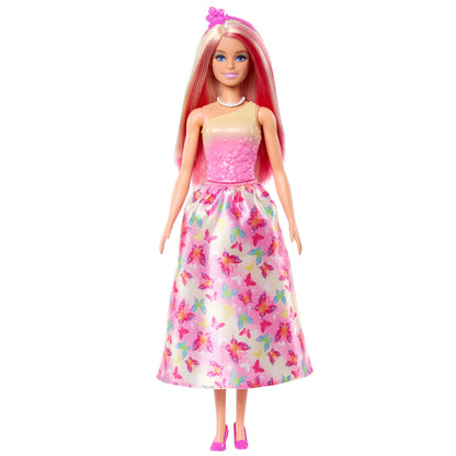 Barbie Prenses Bebekler Pembe Saçlı