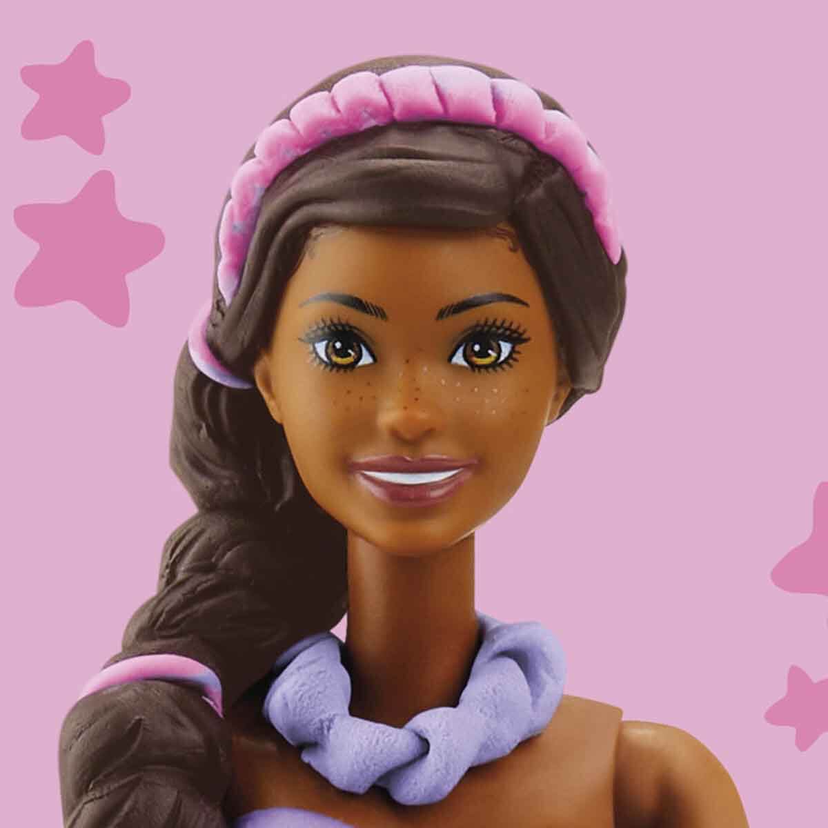 Barbie Ruffles Fashionista Bebek Oyun Hamuru Seti