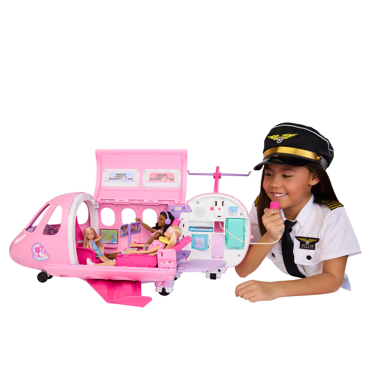 Barbie Rüya Uçağı Sesli JLW92