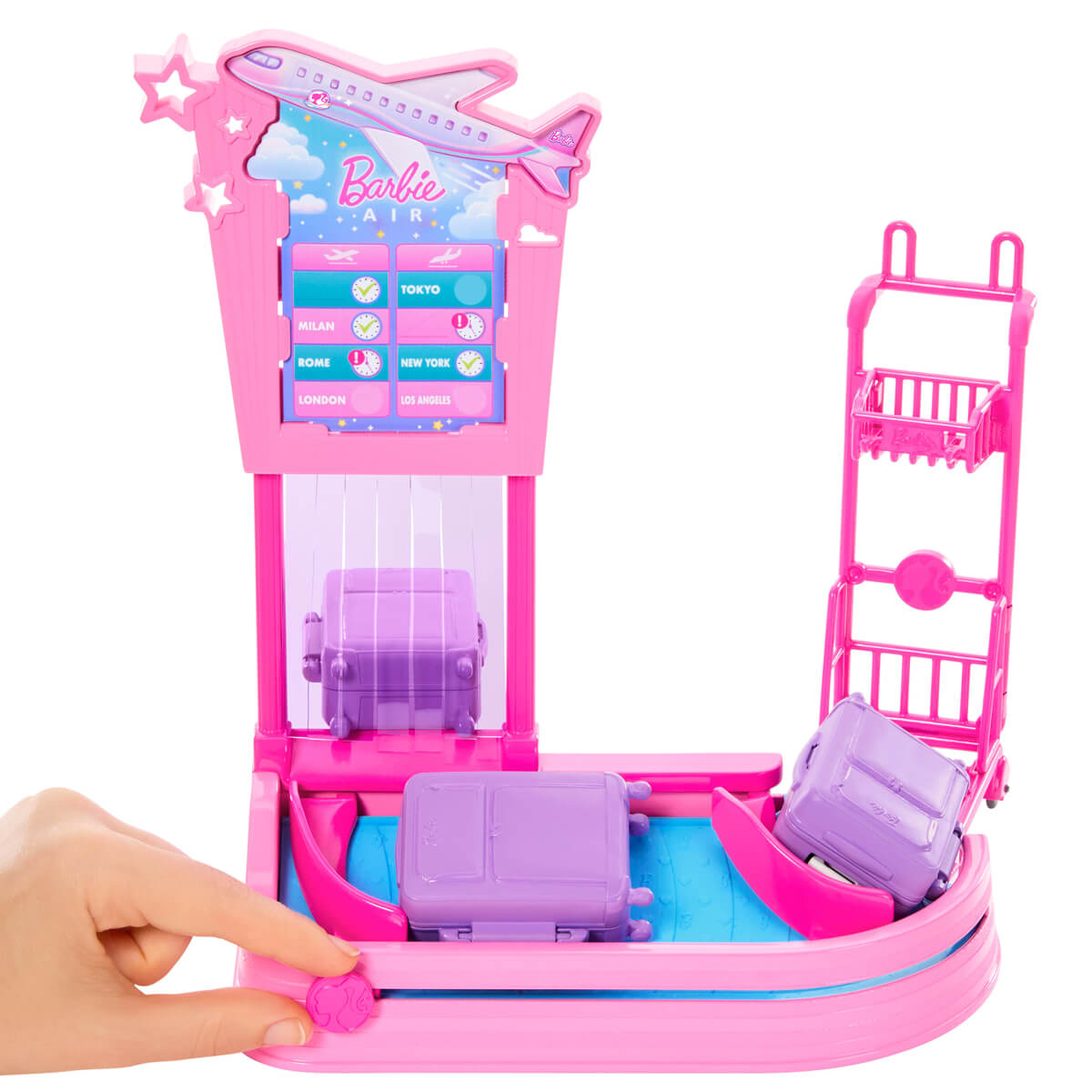 Barbie Seyahatte Bebeği Oyun Seti