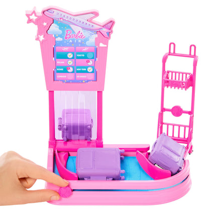 Barbie Seyahatte Bebeği Oyun Seti