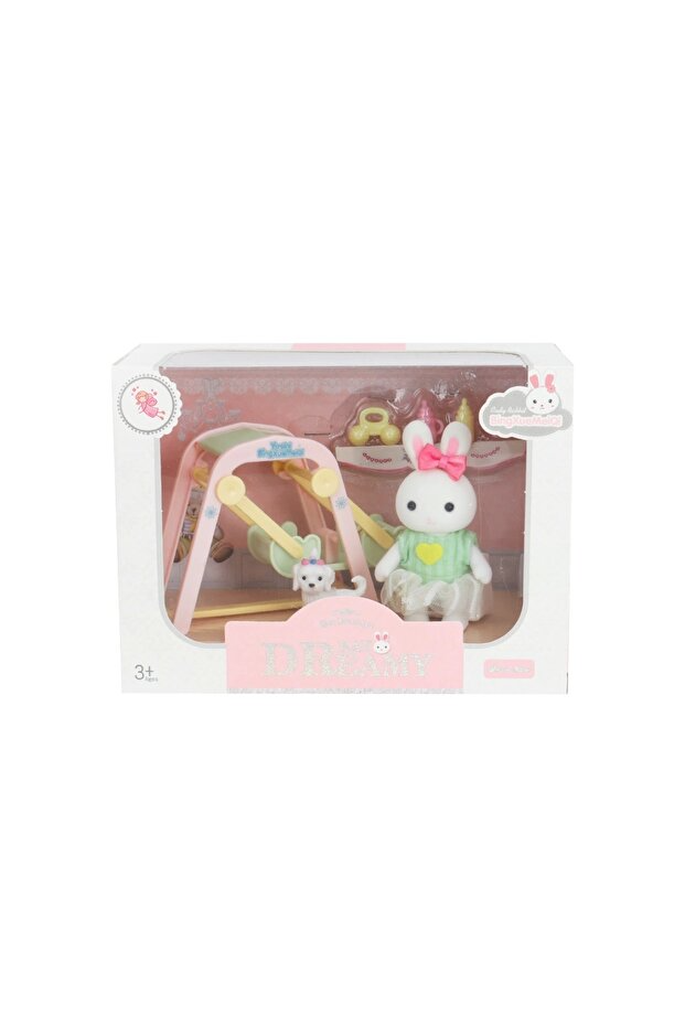 Bay Dreamy Mini Tavşan Aksesuarlı Salıncak Seti