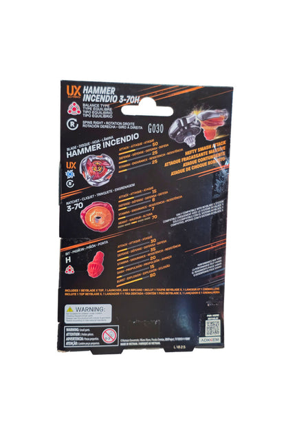 Beyblade Ux H.Incendio 1li Set 3-70H-TP1752